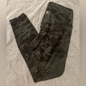 Lululemon Align Leggings 25” | Size 8, Heritage 365 Green Camo